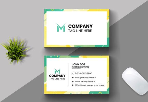 Abstract New Business Card Template: A Modern Solution for Professional Branding