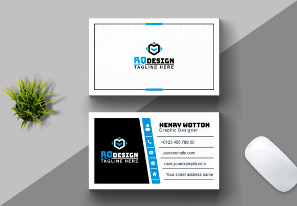 Business Card Template Design Layout