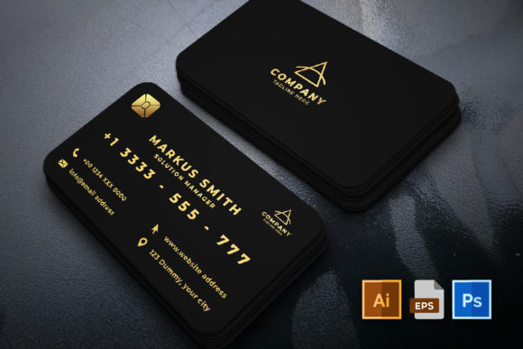 Credit Card Style Business Card Vol 36