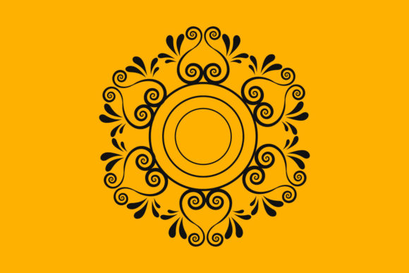 Hand Drew Mandala Art and Ornaments