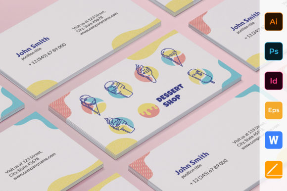 Ice Cream Shop Business Card: A Modern Tool for Creative Entrepreneurs