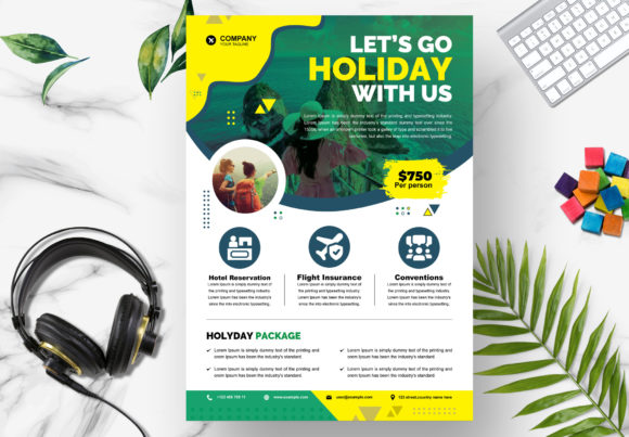 New Holiday Flyer Template Design: A Must-Have for Travel Businesses