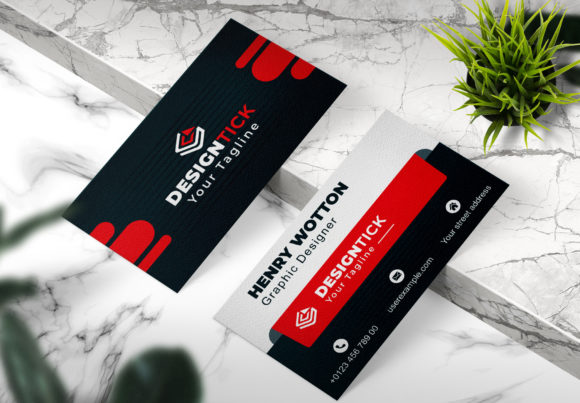 Red Color Business Card Template Design: A Powerful Tool for Modern Branding