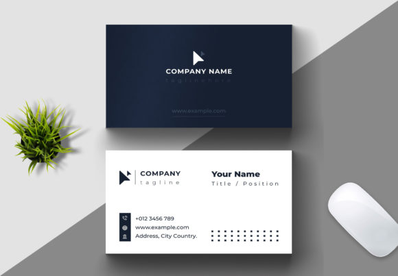Simple Business Card Layout Design for Modern Branding