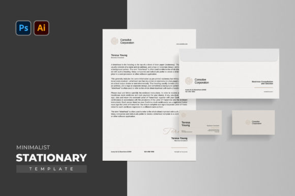 Soft Minimalist Stationery: A Modern Approach to Professional Branding
