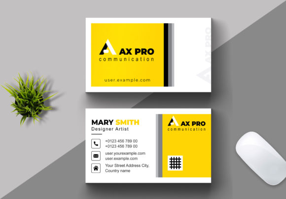Yellow Business Card Design: A Modern Approach to Professional Branding