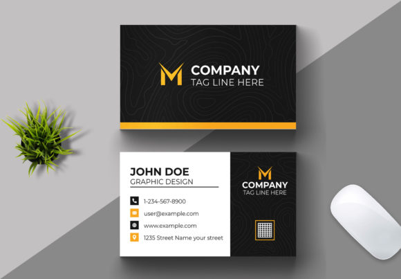 Yellow Business Card Template Layout: A Modern Solution for Professional Branding